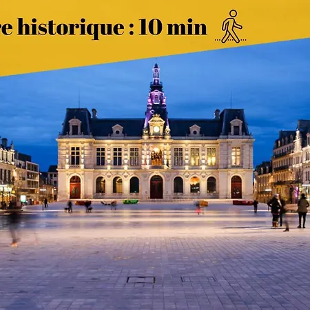 Le Cosy By Goodbnb - Proche Gare - 15min Futuroscope Apartment *